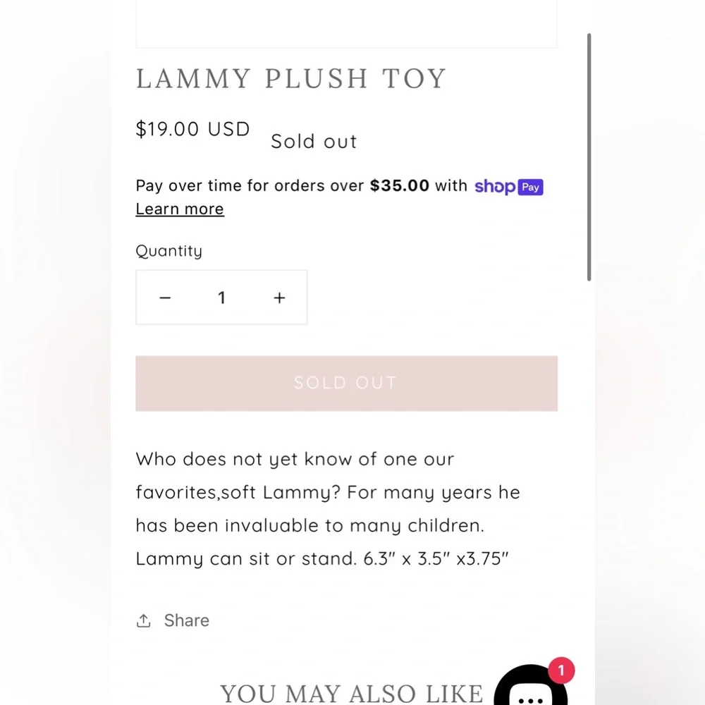 Happy Horse Lammy - Picture 2 of 5